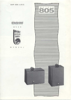 Bowers & Wilkins Matrix-805-Owners-Manual